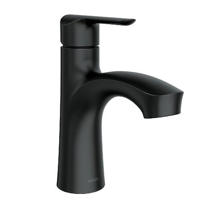 Moen One-Handle High Arc Bathroom Faucet in Matte Black 84516BL